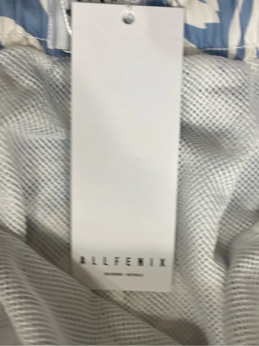 ALLFENIX Botanical Cabana Men's Swim Trunks and Shirt Set NWT